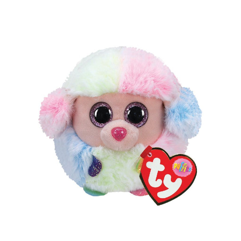 Ty Ty Puffies Cubble Poodle Rainbow 8 cm