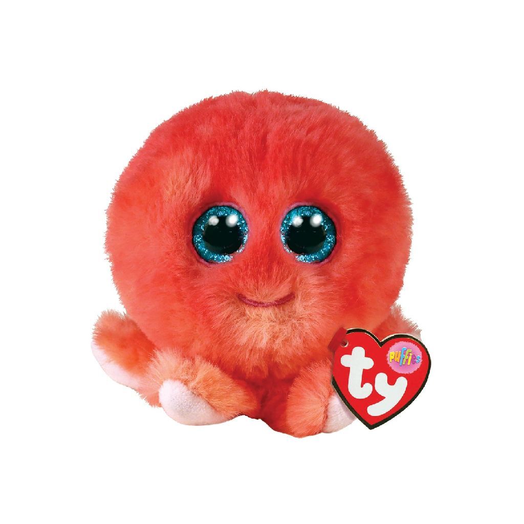 Ty beanie ty teeny puffies sheldon octopus, 10cm