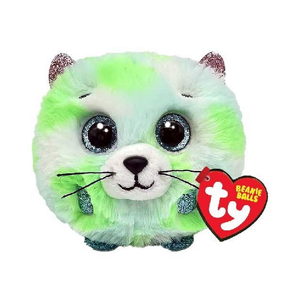 Ty Beanie Ty Teeny Puffies Evie Cat, 10 cm