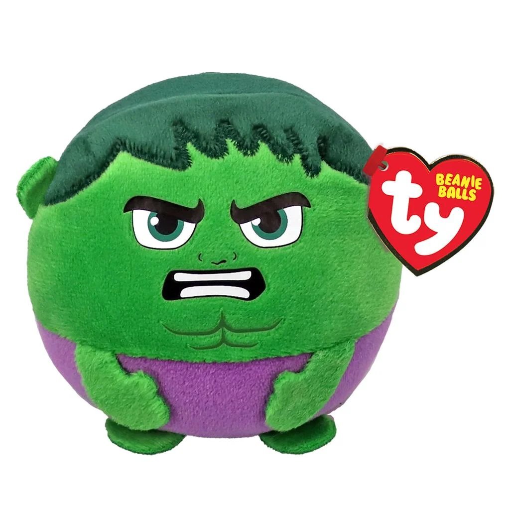 Ty Ty Beanie Balls abbraccia Hulk 10 cm