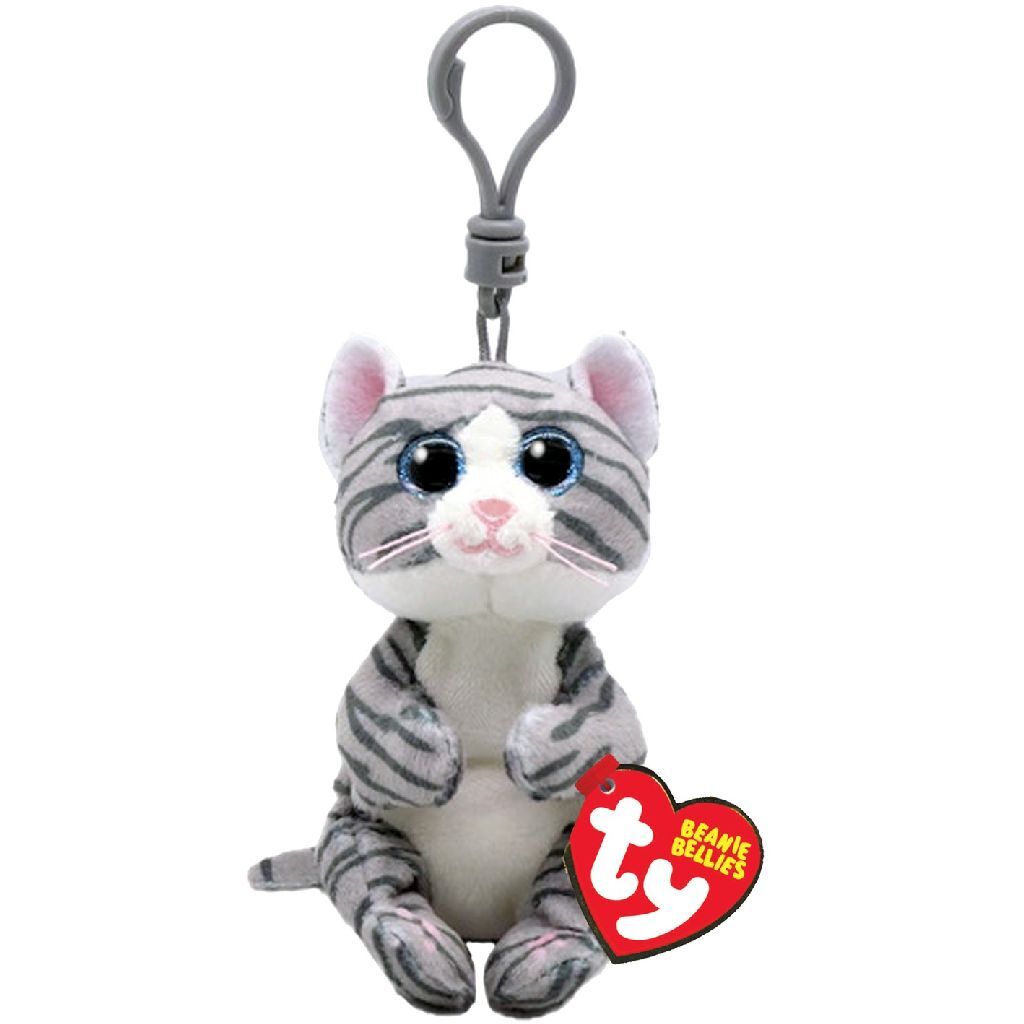 Ty Beanie Babies Bellies Clip Mitzi Cat, 10 cm