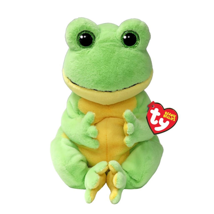 Ty beanie Babies Bellies Snapper Frog Medium,