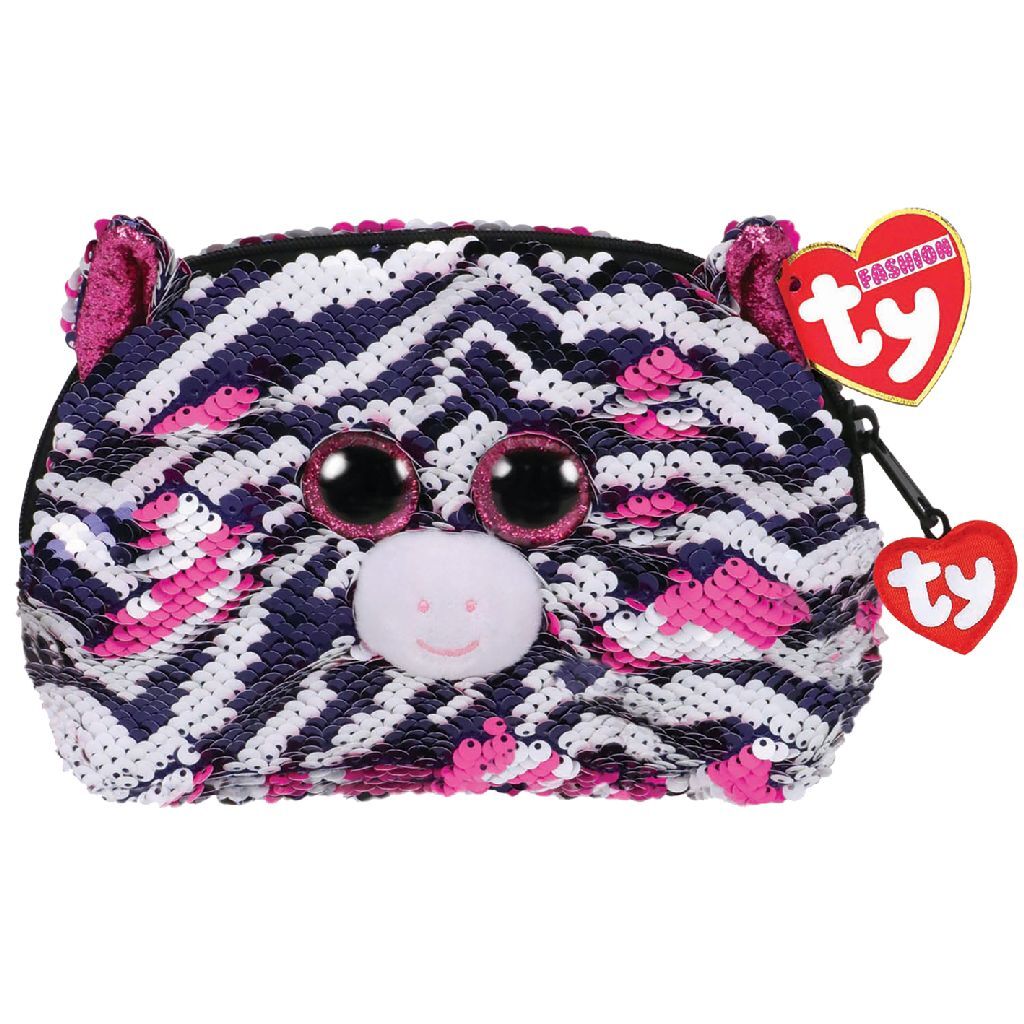 Ty Ty Fashion Handbac Zebra Zoey 20 cm Black White Pink