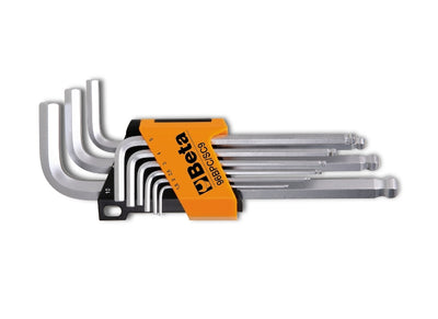 Chiavi Stift Set Beta a 9 pezzi Allen nella testa della palla destra