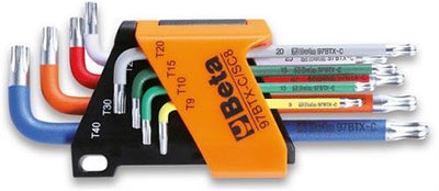 Beta 97BTX-C SC8 Aanuer Keys Set Torx 8 Paps en Holder