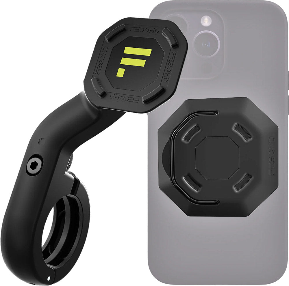 Paquete de bicicleta con soporte para smartphone Feschd