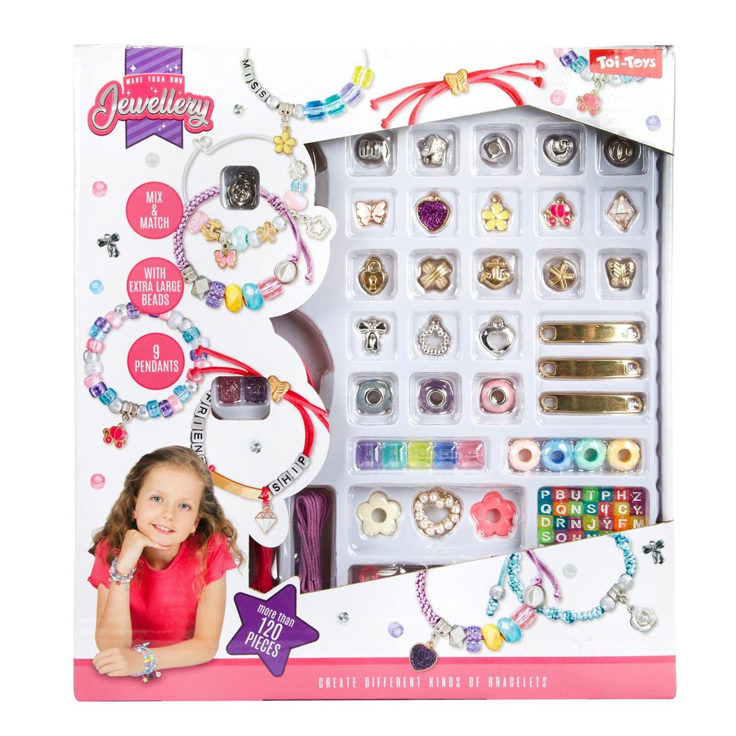 Conjunto de joyería Toi-toys para hacer joyas.