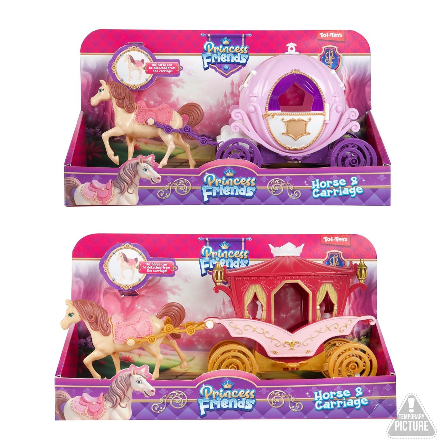 Toi-toys princesa caballo con carruaje