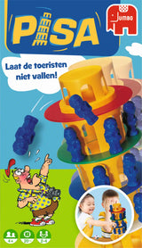 Jumbo toren van pisa - actiespel - vanaf 4 jaar - 2 tot 4 spelers - bordspel voor kinderen - familiespel - afbeelding 1