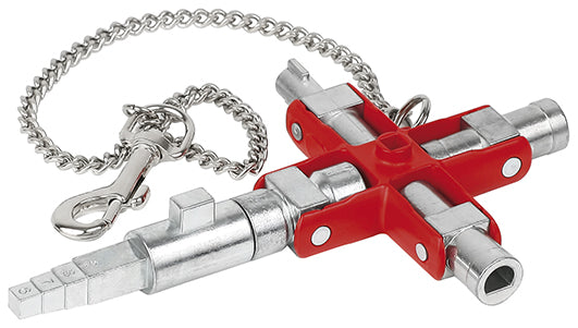 Knipex universele sleutel bouw 001106v01 dopsleutel (zilver rood)