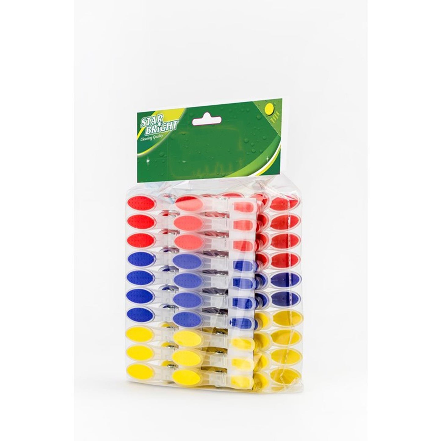 Starbright pinzas para ropa soft grip 40uds