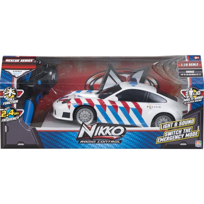 Nikko RC Porsche Police 1:16 + luce e suono