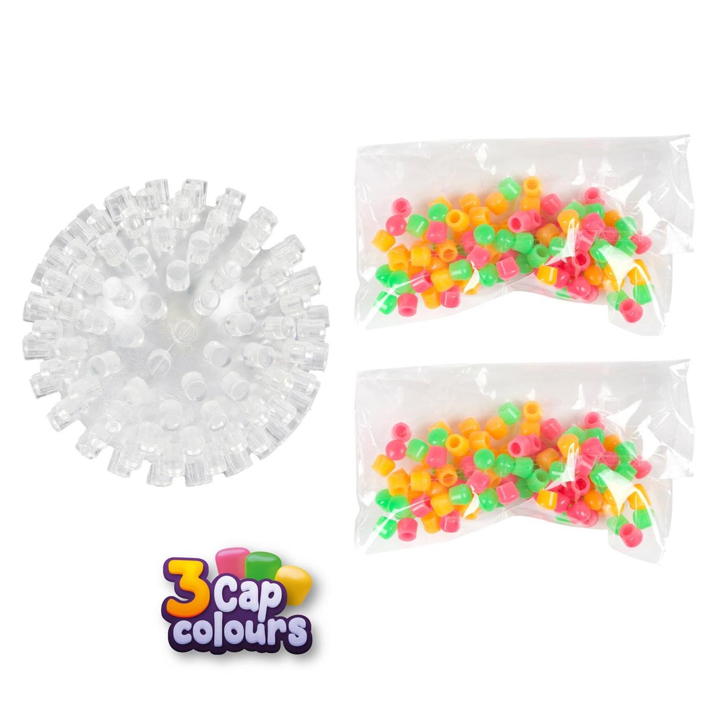 Toi-toys haz tu propia pelota saltarina de 6,5cm con luz