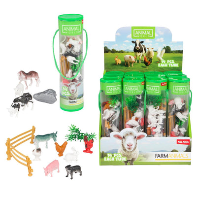 Toi-toys animal world speelset boerderij 14-delig