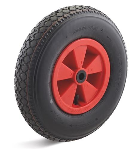 Ruota pneumatica Torwegge 400mm lrk plastica rossa