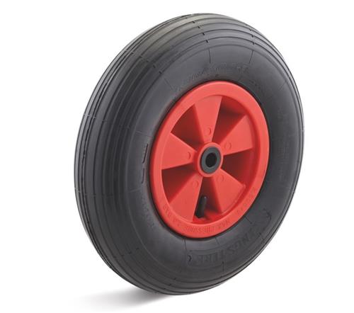 Ruota pneumatica Torwegge 400mm lrk plastica rossa