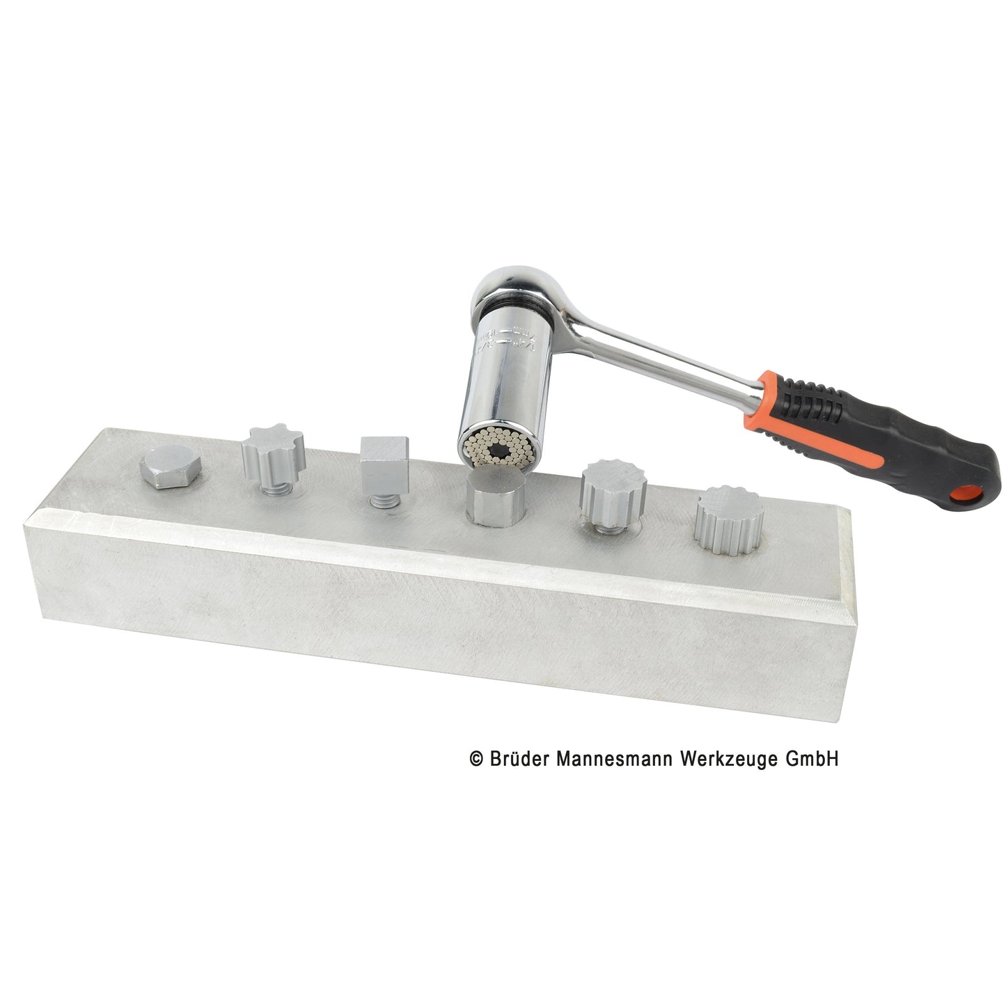 Brüder Mannesmann Brüder Mannesmann Dops Key Universal con Ratchet 7-19 mm