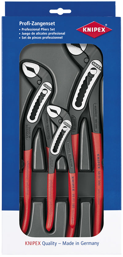 Knipex alligator-set 00 20 09 v03 tangenset (rood, 3-delig)