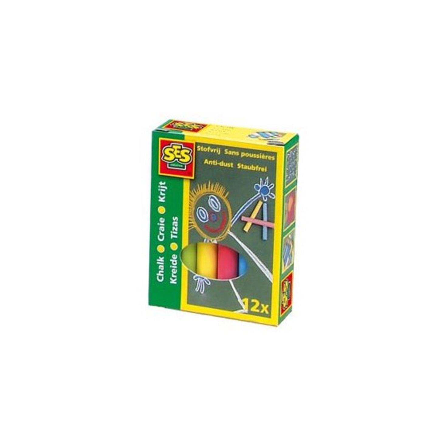 SES Chalk colorato 12 pezzi