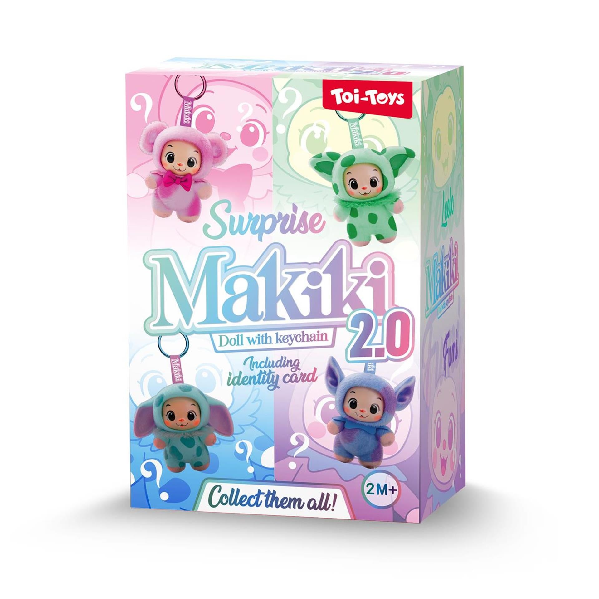 Toi-toys llavero sorpresa muñeca makiki 2.0
