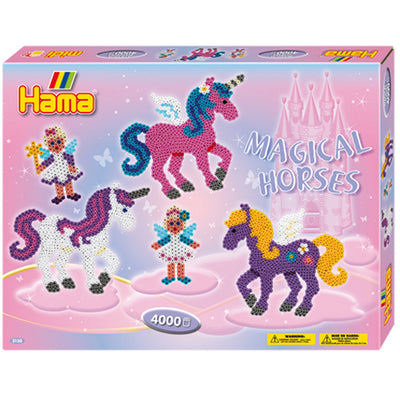 Hama String Bead Set Magical Horses, 4000.