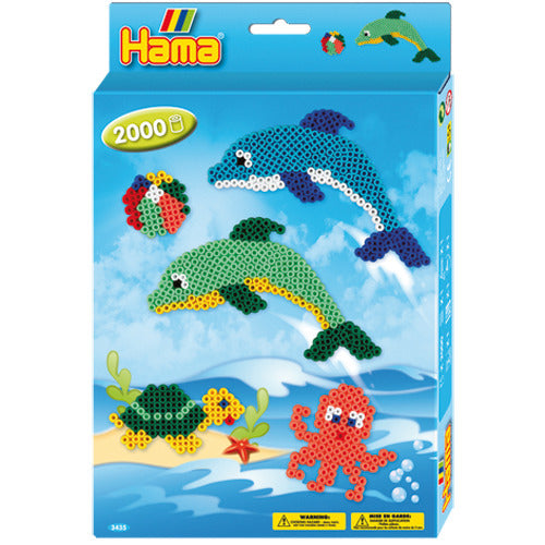 Hama Irrating Bead Set Dolphins, 2000st.