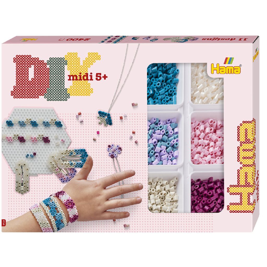 Hama Iron Bead Set Activity Box 11 Diseños (2400º)