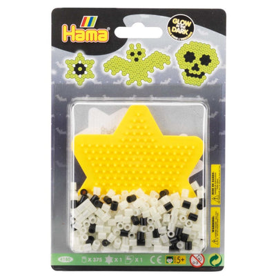 Hama Iron Beads Blister Pack Glow in the Dark 375 pezzi