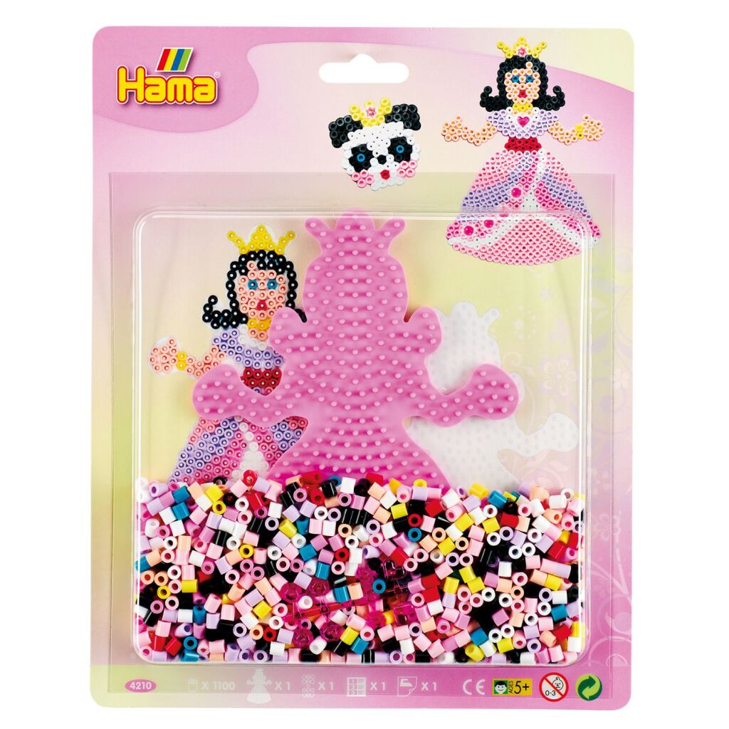 Hama String Bead Set Princess, 1100st.