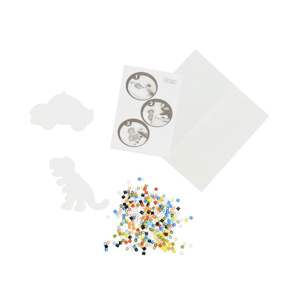 Hama String Bead Set Dino, 1100st.