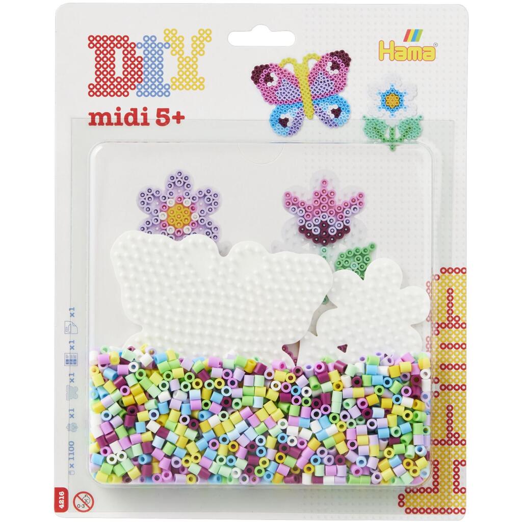 Hama String Bead Set Butterfly, 1100st.