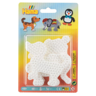 Hama Iron Bead Plates Elephant, Penguin, perro