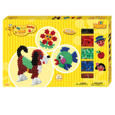 Hama String Bead Set Maxi Geel, 900st.