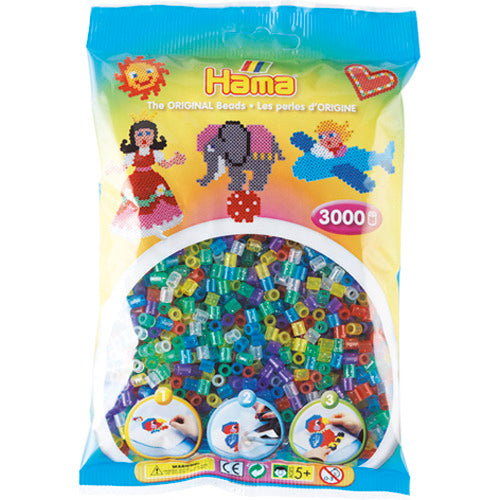 Hama Irrating Beads Glittermix (201-54), 3000st.