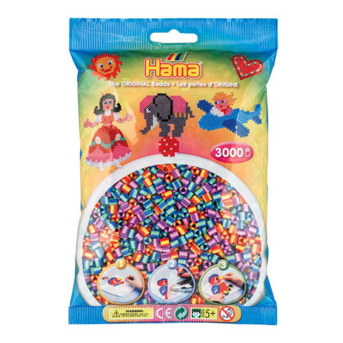 Hama String Bead Mix Striped (201-92), 3000.