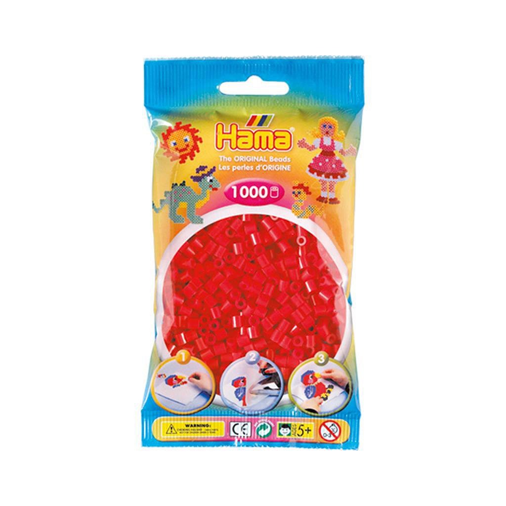 Hama Iron Beads Red, (05) 1000st.