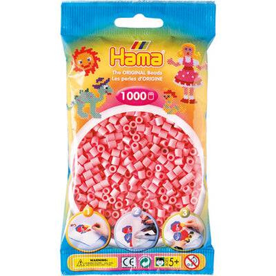 Hama strijkkralen 1000 stuks roze