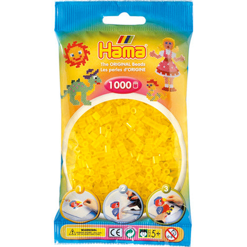 Hama Iron Beads Amarillo Transparente (014), 1000.