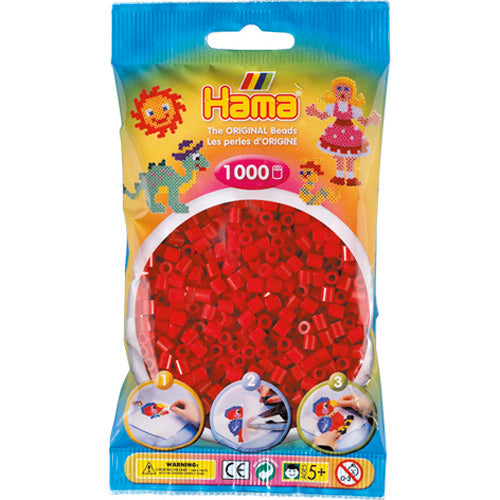 Hama Iron Beads Dark Red (022), 1000st.