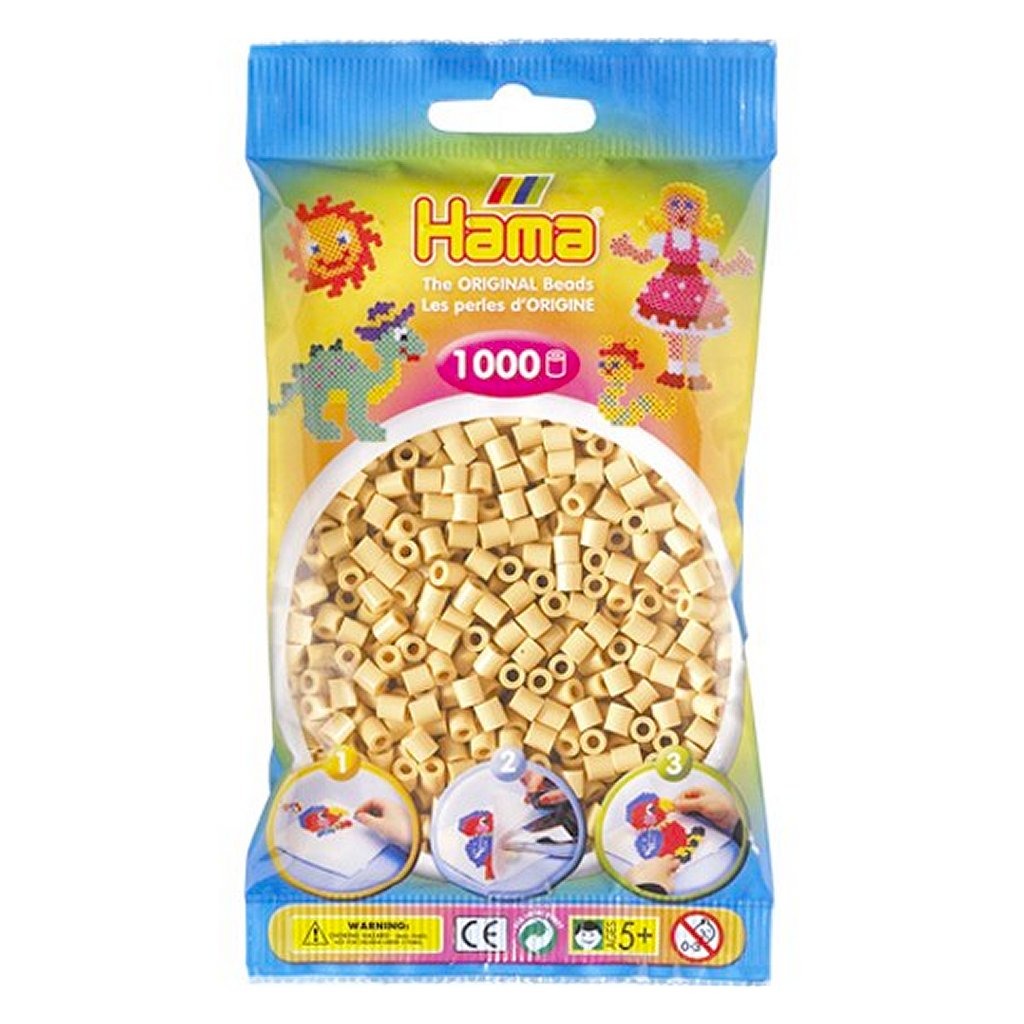 Hama String Beads Beige (027), 1000st.