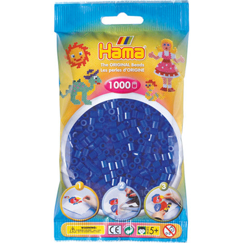 Hama String Beads Blue Neon (036), 1000st.