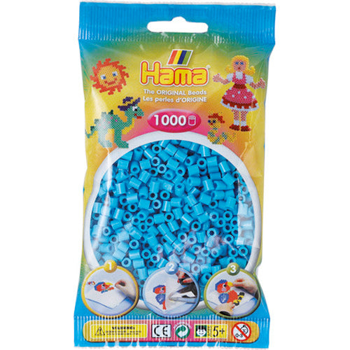 Hama Iron Beads Azure Blue (049), 1000st.