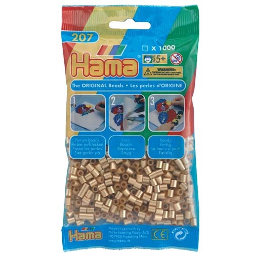 Hama String Beads Gold (061), 1000.