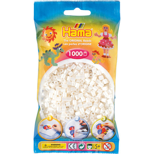 Hama Iron Beads Pearl White (064), 1000.