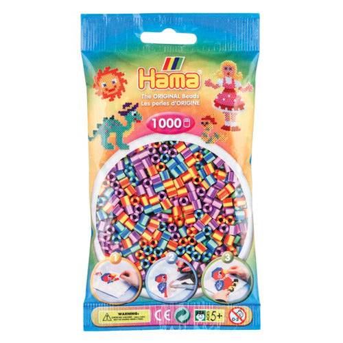 Hama String Bead Mix Stried (092), 1000st.