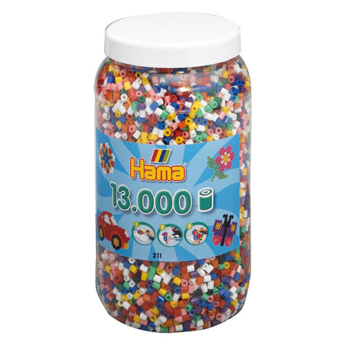 Hama Iron Beads in Pot Mix Standard (00), 13,000.