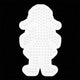 Hama Boeds Beads Beads Placa de tierra Girl White