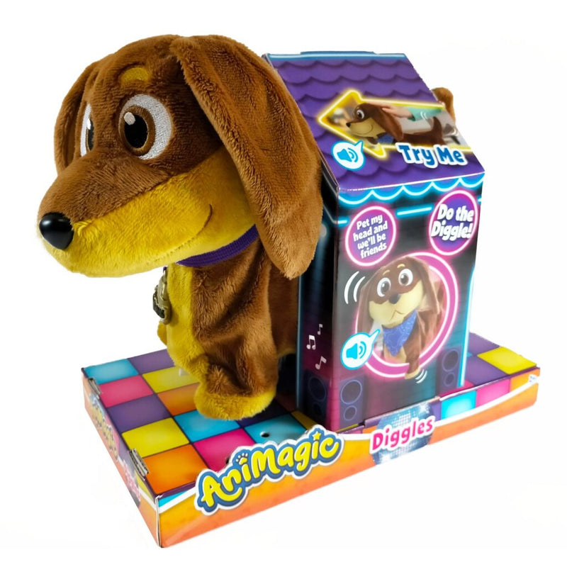 Goliath games animagic diggles hond interactieve knuffel