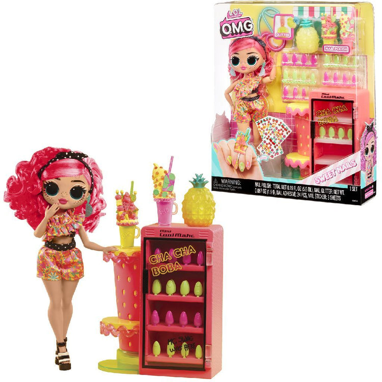 ¡Sorpresa de entretenimiento de MGA! DIOS MÍO. Sweet Nails Pinky Pops F