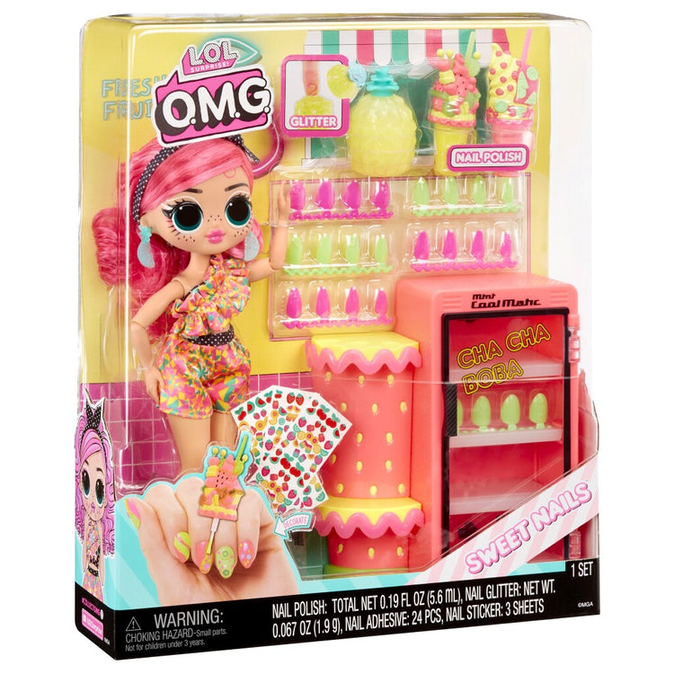 ¡Sorpresa de entretenimiento de MGA! DIOS MÍO. Sweet Nails Pinky Pops F